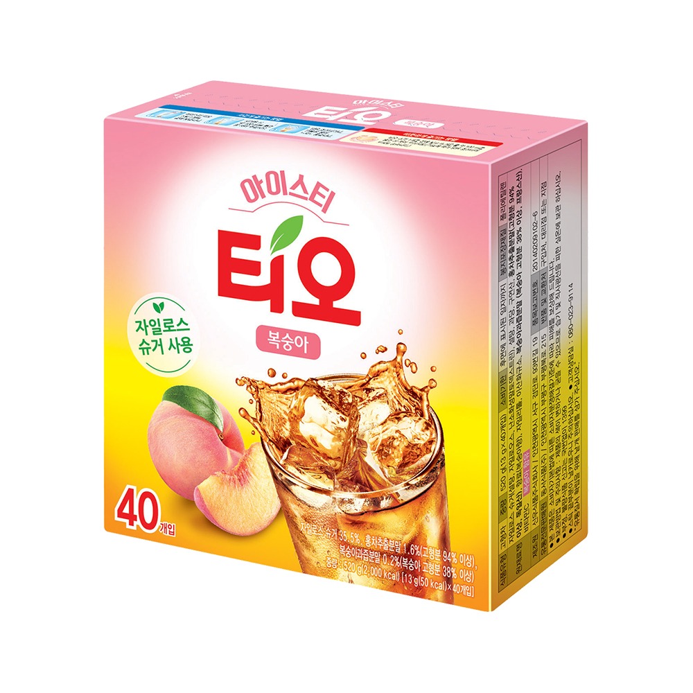 동서 아이스티 티오 복숭아맛 40T